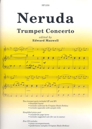 Concerto in Eb for trumpet and orchestra (+CD) for trumpet and piano