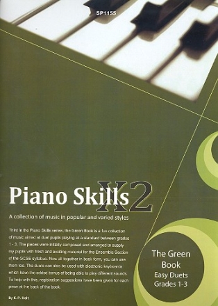 Piano Skills - the green Book (Grades 1-3) for piano 4 hands score