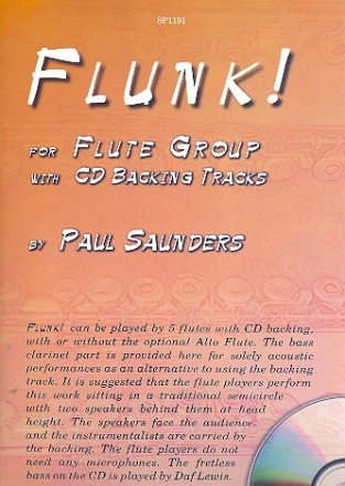 Flunk (+CD) for flute ensemble score and parts
