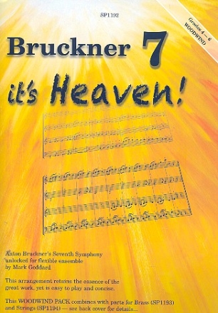 Bruckner no.7 - it's Heaven for flexible ensemble score and parts for woodwind