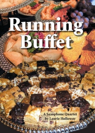 Laurie Holloway Running Buffet for Saxophone Quartet saxophone quartet