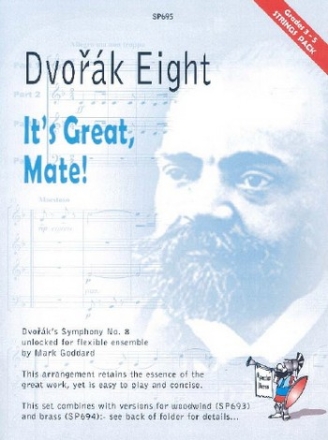 Antonin Dvorak Arr: Mark Goddard Dvork Eight - It's Great, Mate! string orchestra, flexible string ensemble