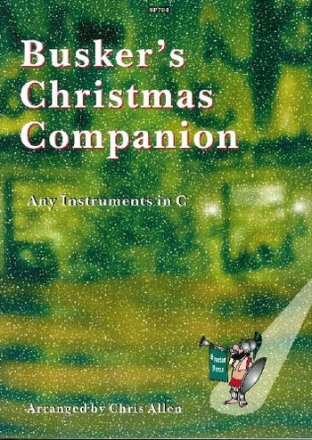Gauntlett, Goss, Kirkpatrick, Mendelssohn, Wade and Woodward Arr: Alle Busker's Christmas Companion [C book] accordion solo, flute solo, oboe solo, lyons c clarinet, clarino, vio