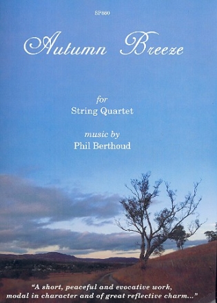 Autumn Breeze for string quartet score and parts