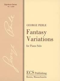Perle, George Fantasy Variations for solo piano Klavier