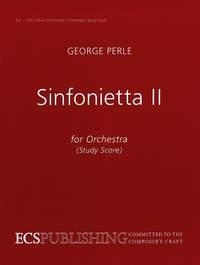 Perle, George Sinfonietta No. 2 for chamber orchestra Kammerorchester Partitur