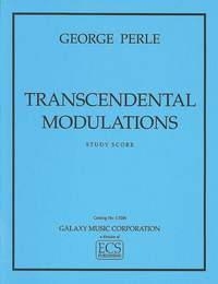 Perle, George Transcendental Modulations for orchestra Orchester Studienpartitur