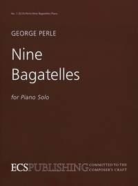 Perle, George Nine Bagatelles for piano solo Klavier
