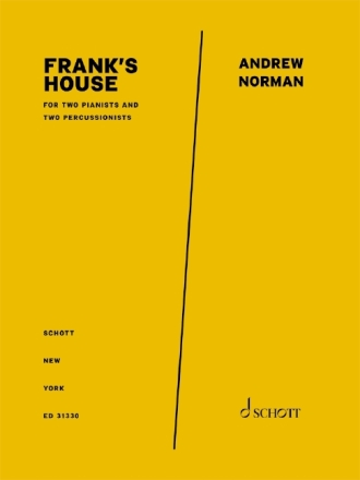 Norman, Andrew, Frank's House 2 Klaviere und Schlagwerk (2 Spieler) Auffhrungsmaterial