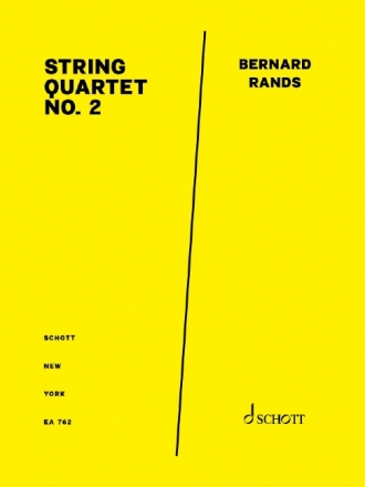 Quartet No. 2 Streichquartett Studienpartitur