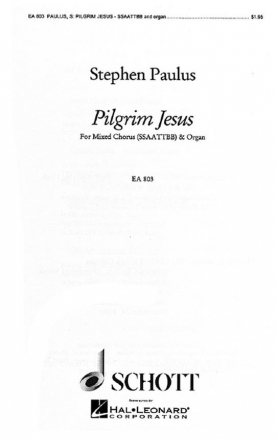 Pilgrim Jesus gemischter Chor (SSAATTBB) und Orgel Partitur