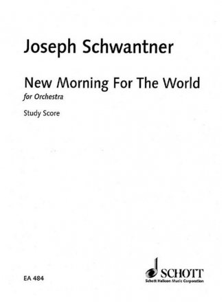 New Morning for the World Sprecher und Orchester Studienpartitur