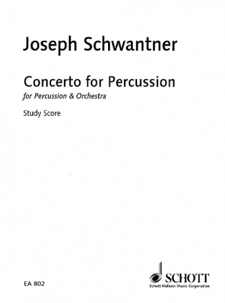 Konzert fr Percussion (1 Spieler) und Orchester Studienpartitur
