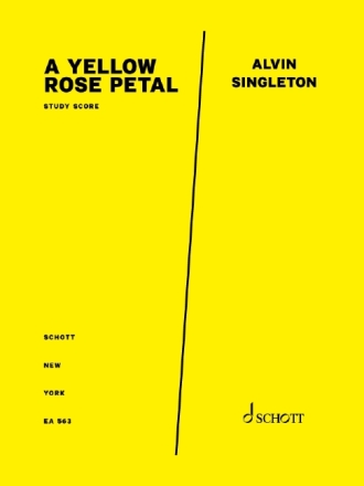 A Yellow Rose Petal Orchester Studienpartitur