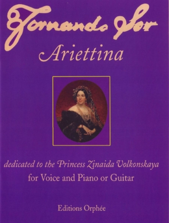 Fernando Sor Ariettina Gesang und Klavier (Gitarre) Studienpartitur