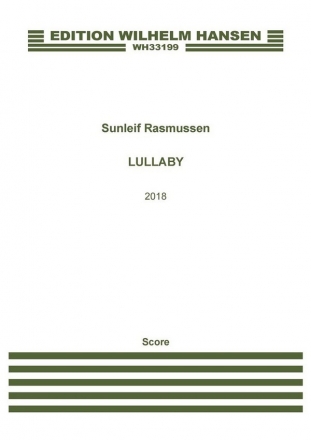 Sunleif Rasmussen, Lullaby Alto Flute and Harp Set