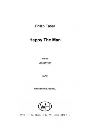 Phillip Faber, Happy the Man SSSAAATTTBBB Choral Score