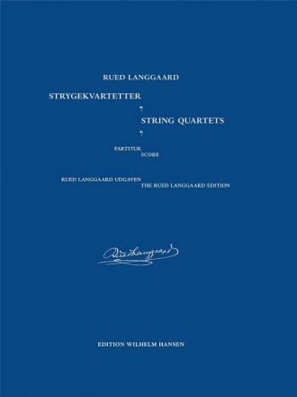 WH33478 Rued Langgaard,Strygekvartetter / String Quartets
