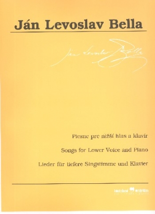 Smtliche Werke Serie C Band 1a Lieder fr Gesang (tief) und Klavier