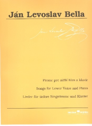 Smtliche Werke Serie C Band 1a Lieder fr Gesang (tief) und Klavier