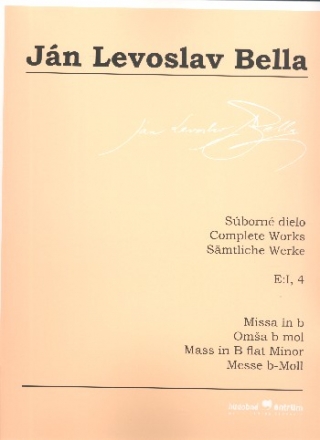Smtliche Werke Serie E Band 1,4 Messe b-Moll Partitur