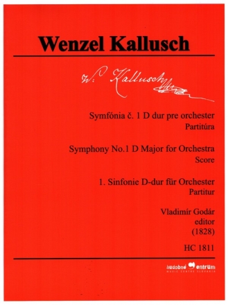 1. Sinfonie D-Dur fr Orchester Partitur