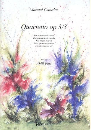Quartett op.3,3 fr 2 Violinen, Viola und Violoncello Partitur und Stimmen