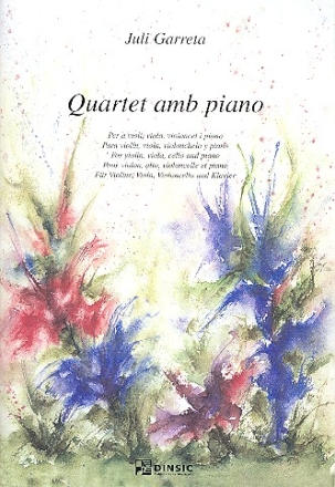 Quartett fr Klavier, Violine, Viola und Violoncello Partitur und Stimmen