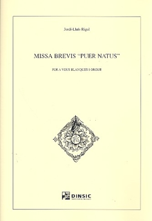 Missa brevis Puer natus est fr Frauenchor und Orgel Partitur (lat)