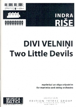 Two little Devils for marimba and string orchestra study score