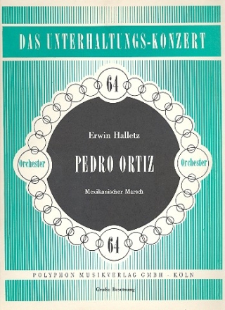 Pedro Ortiz fr Orchester (groe Orchester)