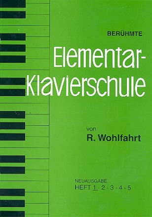 Berhmte Elementar-Klavierschule op.222   Band 1 - 5