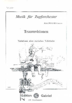 Traumvisionen fr Zupforchester Partitur
