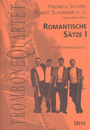 Romantische Stze Band 1 fr 4 Posaunen Partitur und Stimmen