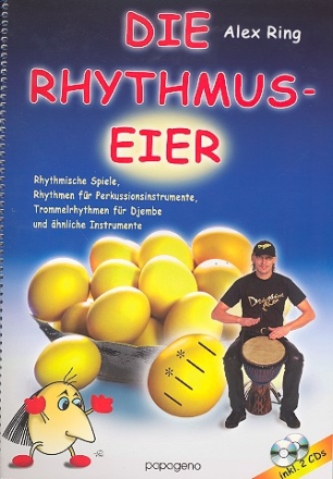 Die Rhythmus-Eier (+2 CD's) für Perkussionsinstrumente