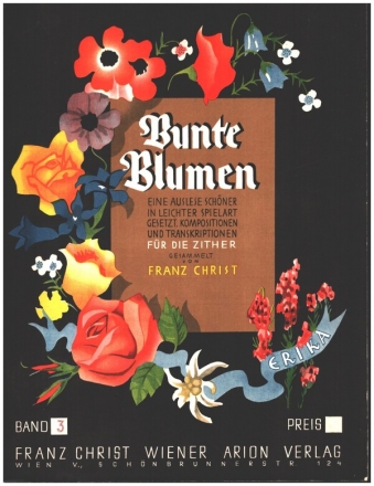 Bunte Blumen Band 3 f�r Zither
