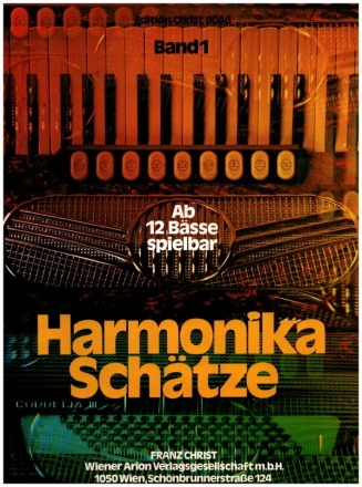 Harmonikasch�tze Band 1 f�r Harmonika (ab 12 B�sse)