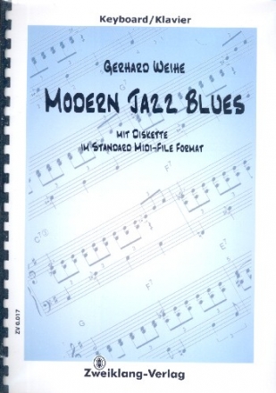 Modern Jazz Blues (+Midifiles): fr Klavier (Keyboard)