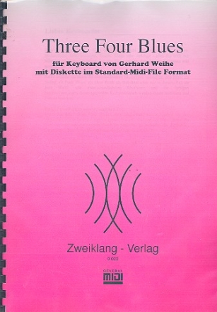 Three Four Blues (+Midifiles): fr Klavier (Keyboard)