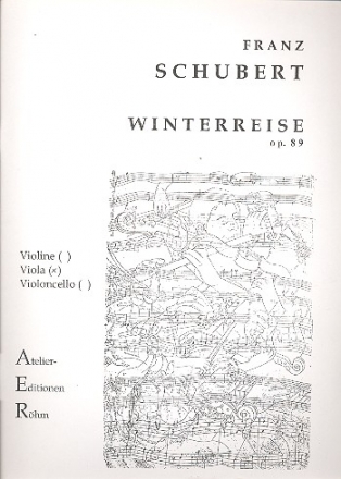 Winterreise op.89 D911  fr Viola (Originallage)