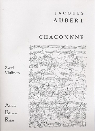 Chaconne a-Moll für 2 Violinen (Violine und Viola) Partitur und Stimmen