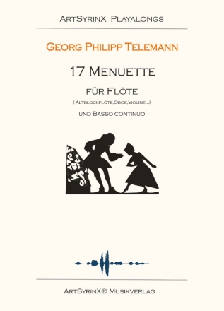 Telemann, Georg Philipp 17 Menuette fr Flte Flte, Klavier: Flte Stimme(n), (+ CD)