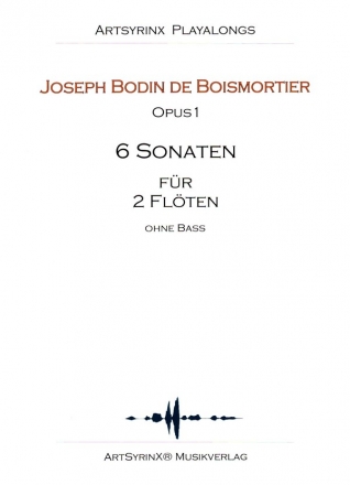 6 Sonaten op.1 (+CD) fr 2 Flten Spielpartitur