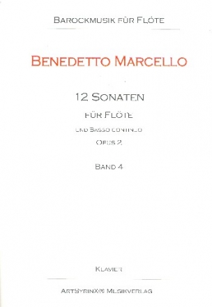 12 Sonaten op.2 Band 4 (Nr.10-12) fr Flte und klavier Klavierpartitur und Bc-Stimme