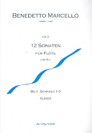 12 Sonaten op.2 Band 1 (Nr.1-3) fr Flte und Klavier Klavierbegleitung und Bc-Stimme