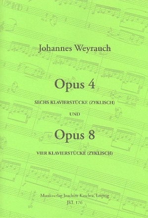 6 Klavierstcke op.4  und 4 Klavierstcke op.8