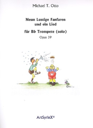 9 lustige Fanfaren und ein Lied op.39 (+CD) fr Trompete