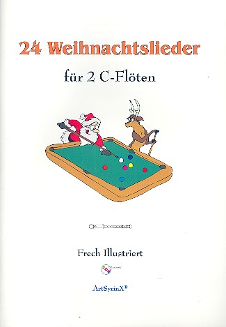 24 Weihnachtslieder (+CD) fr 2 Sopranblockflten Spielpartitur