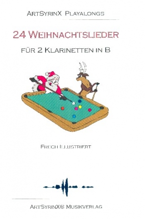 24 Weihnachtslieder (+CD) fr 2 Klarinetten Spielpartitur