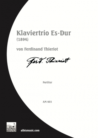 Klaviertrio Es-Dur fr Violine, Violoncello und Klavier Partitur und Stimmen